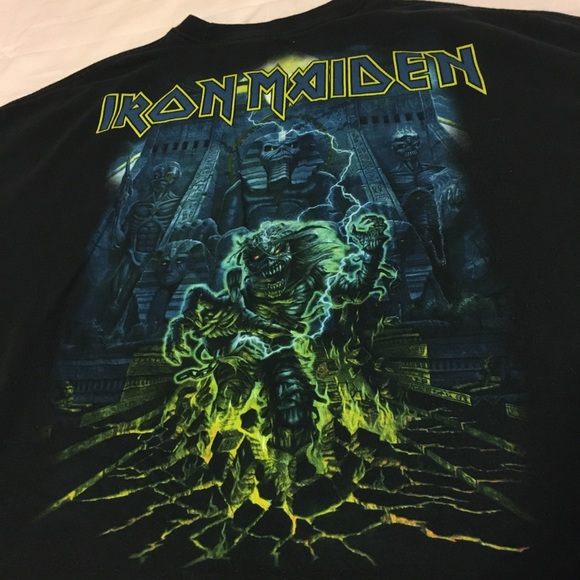 iron maiden somewhere back in time tour shirt